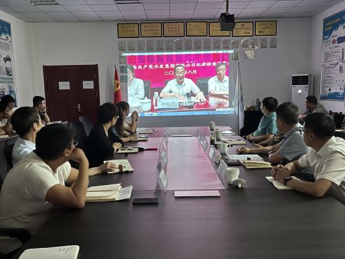 【河海水文】水發(fā)水控集團(tuán)黨委委員、紀(jì)委書記王高升到河海公司全面從嚴(yán)治黨、黨風(fēng)廉政建設(shè)專題調(diào)研 (1).jpg